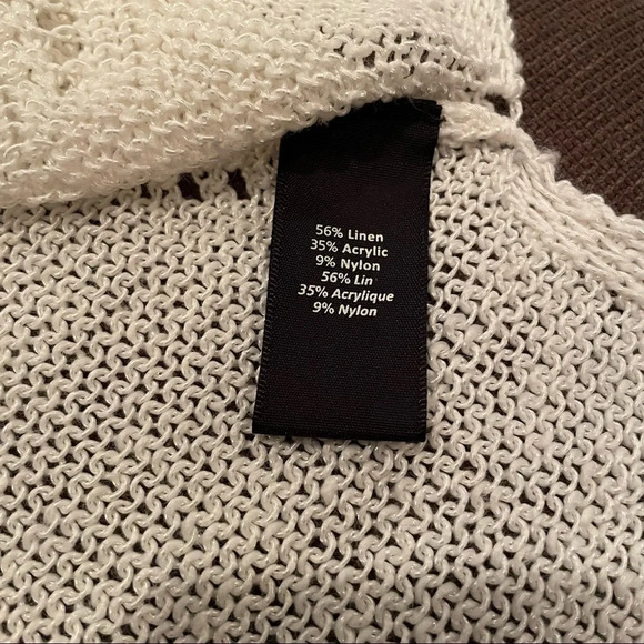 Elizabeth and James open knit sweater cream 6091 - Picture 7 of 7